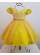 VESTIDO AMARELO PRINCESA A BELA N. 3